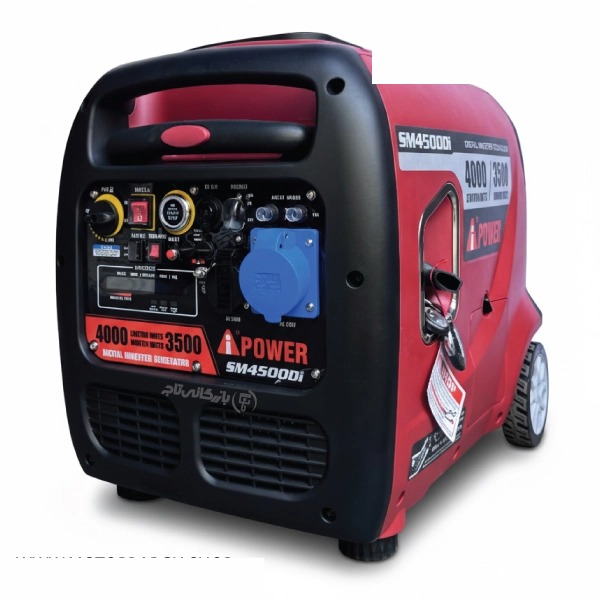 موتور برق 4 کیلووات بنزینی سایلنت تک فاز ریموت استارت اینورتر AiPOWER مدل SM4500Di