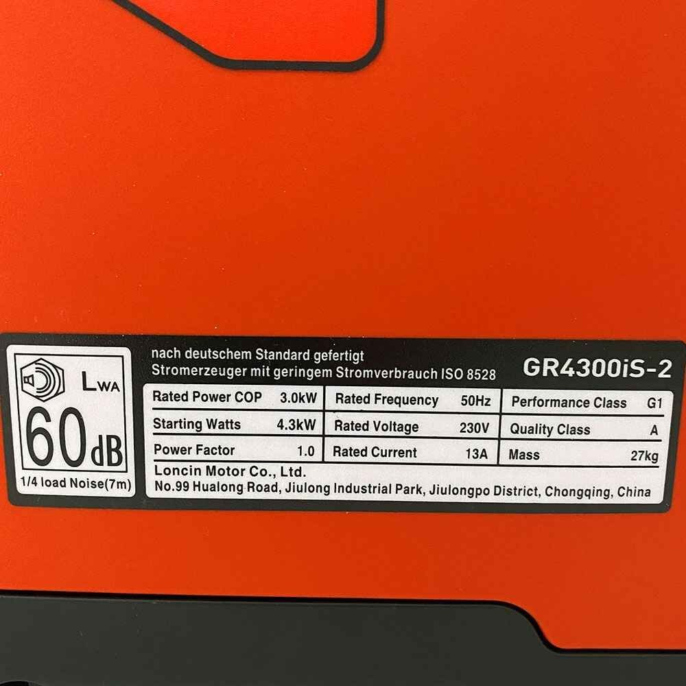 موتور برق سایلنت لانسین مدل GR4300IS-2 ظرفیت ۴٫۳ کیلووات تک فاز - Image 4