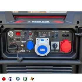 موتور برق ۱۵ کیلووات سه گانه سوز سایلنت سه فاز ریموت استارت واکسون مدل VK25500iSER+GLN - Image 3